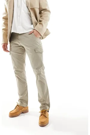 SCALPERS Cargo pants in dark taupe