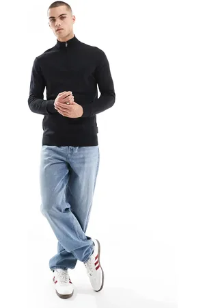 French Connection French Connection soft touch half zip sweater in