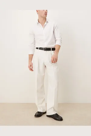 ASOS Smart wide leg pants with single pleat in