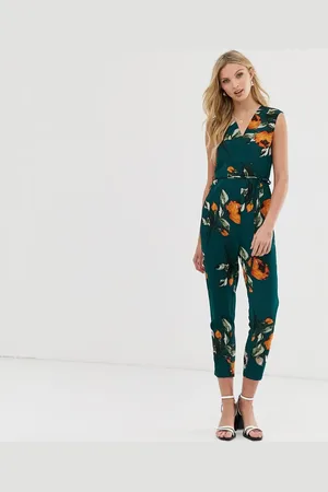 Ax Paris Sleeveless wrap jumpsuit