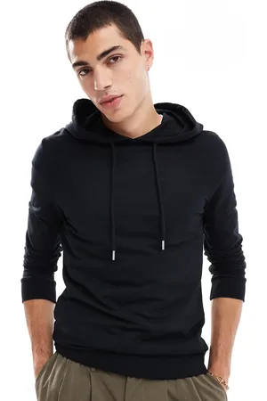 ASOS Essential muscle fit hoodie in