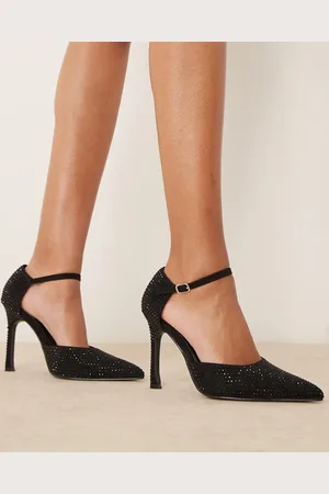 Glamorous Pointed high heeled pumps in embellished