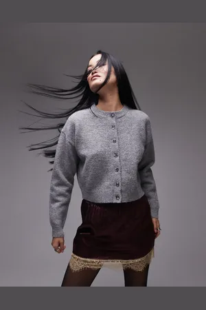 Topshop Knit ultimate micro cardigan in