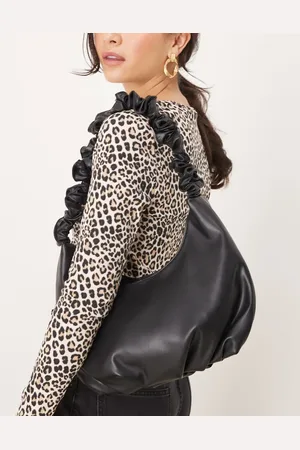 Glamorous Ruched top handle bag in