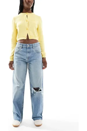 ASOS Baggy jeans with rips in mid