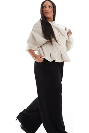 VERO MODA Jersey crepe super wide leg pants in