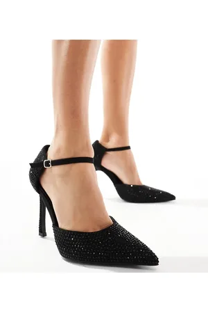 Glamorous Pointed high heeled pumps in embellished