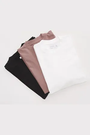 Topman 3 pack oversize t-shirt in black, white, mink