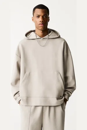Pull&Bear Black label premium hoodie in