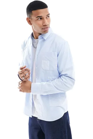 Farah Brewer slim fit patch shirt in