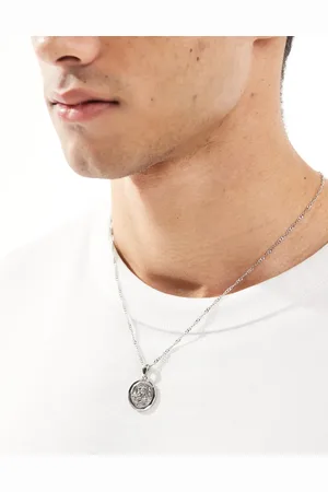 ASOS Necklace with St. Christopher pendant in tone