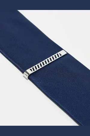 ASOS Tie bar with cut out detail in tone