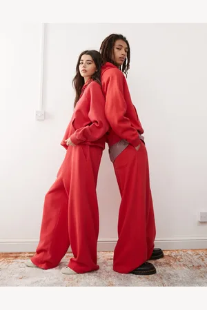 Reclaimed Unisex wide leg oversized sweatpants in