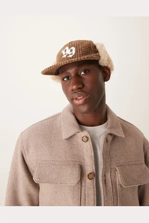ASOS Trapper cap in heritage check in