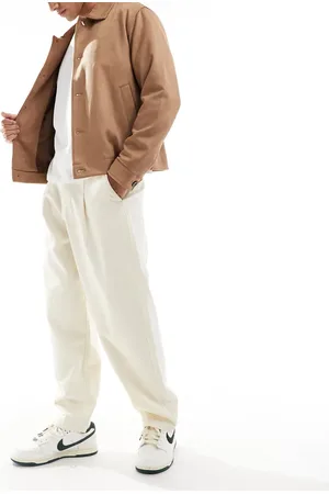 ASOS Balloon fit chino pants in ecru