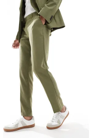 ASOS Slim suit pants in micro texture