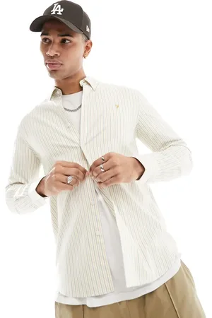 Farah Brewer slim fit stripe in