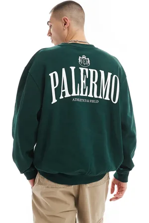 ASOS Oversized sweathirt with palermo print in