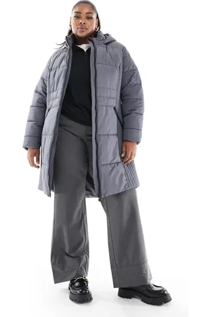 Yours Padded jacket with seam detail in