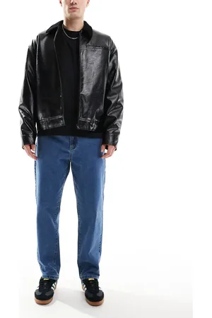 Farah Hawtin relaxed fit jeans in mid wash