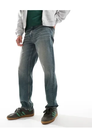 ASOS Straight leg jeans with tint in mid wash