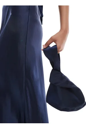 Six Stories Bridesmaid satin pouch bag in - part of a set