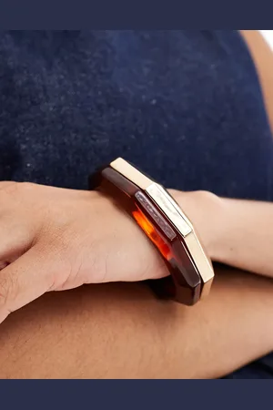 ASOS Limited Edition bangle bracelet with mixed resin and tone detail