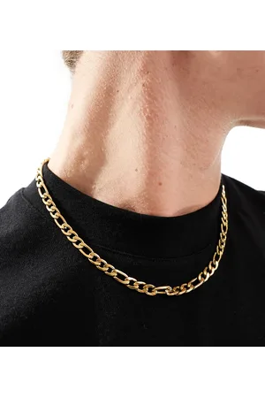 LOST SOULS 7mm figaro chain necklace in 18k plated