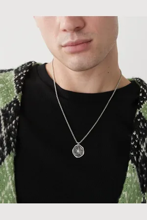 FADED FUTURE Cross pendant necklace in