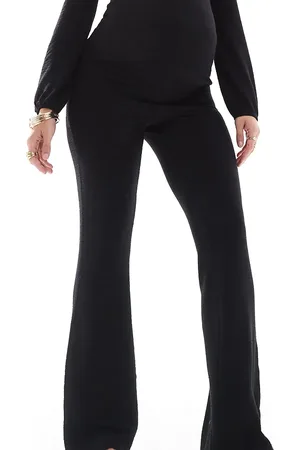 Mama;licious Mamalicious Maternity textured jersey flared pants in - part of a set