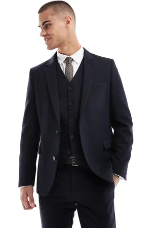 ASOS Skinny suit jacket with wool in