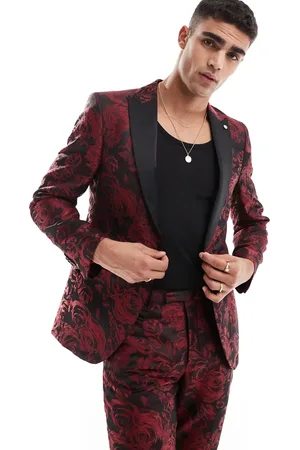 Twisted Tailor Ersat slim suit jacket in floral - part of a set