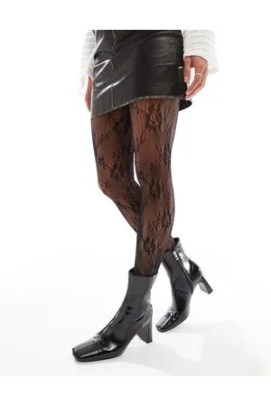 ONLY Flower lace tights in