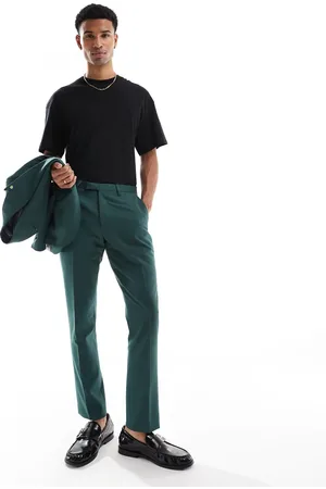 Twisted Tailor Buscot skinny suit pants in forest - part of a set