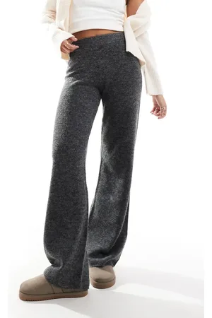 JJXX Knit fluffy pants in