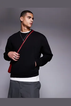 ASOS Oversized boxy sweatshirt with pockets in