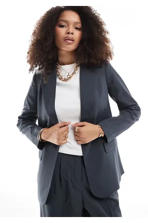 VERO MODA Rita relaxed tailored blazer in asphalt - part of a set