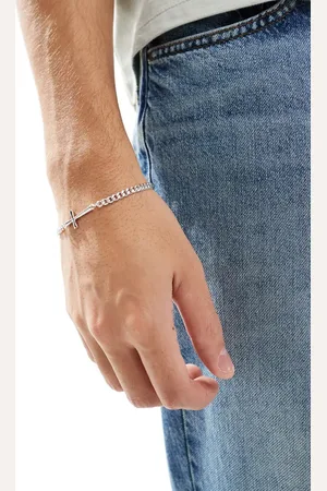 Icon Brand Cross Chain Bracelet In