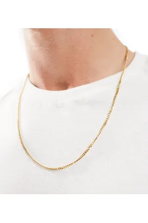 LOST SOULS 2mm thin curb chain in 18k plated