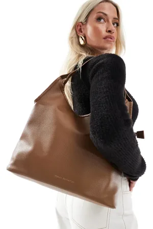 French Connection Slouchy shopper bag in mocha