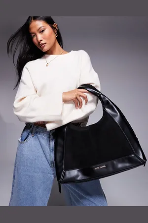 River Island Whipstitch slouch bag in