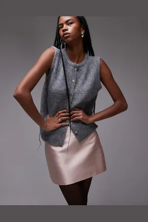 Topshop Heavy satin micro mini skirt in - part of a set