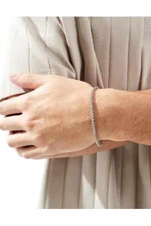 Icon Brand Wheat chain link bracelet in stainless steel
