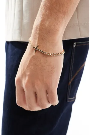 Icon Brand Cross Chain Bracelet In
