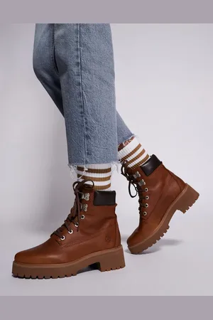 Timberland Carnaby Cool mid lace-up boots in saddle