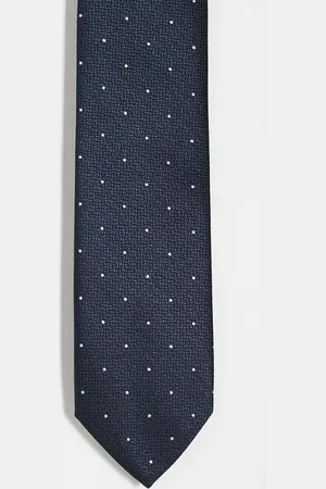 Twisted Tailor Tie in navy and silver