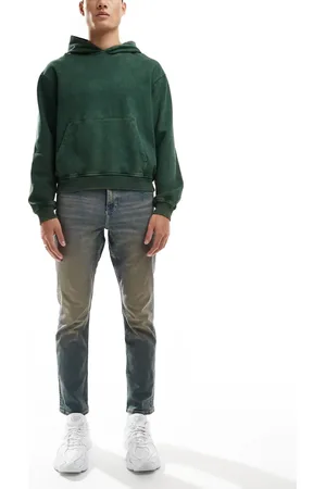 ASOS Stretch slim jeans in vintage mid wash with tint