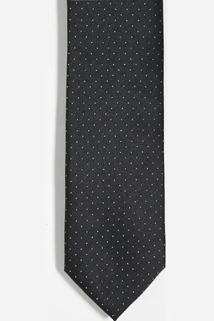 Twisted Tailor Tie in black and silver