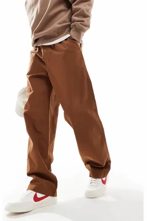 ASOS Baggy pull on pants with back pocket patch in