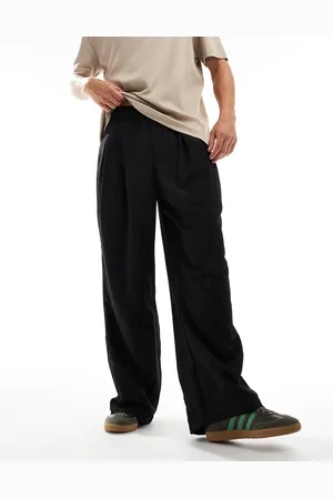 ASOS Baggy balloon chinos with pleats in